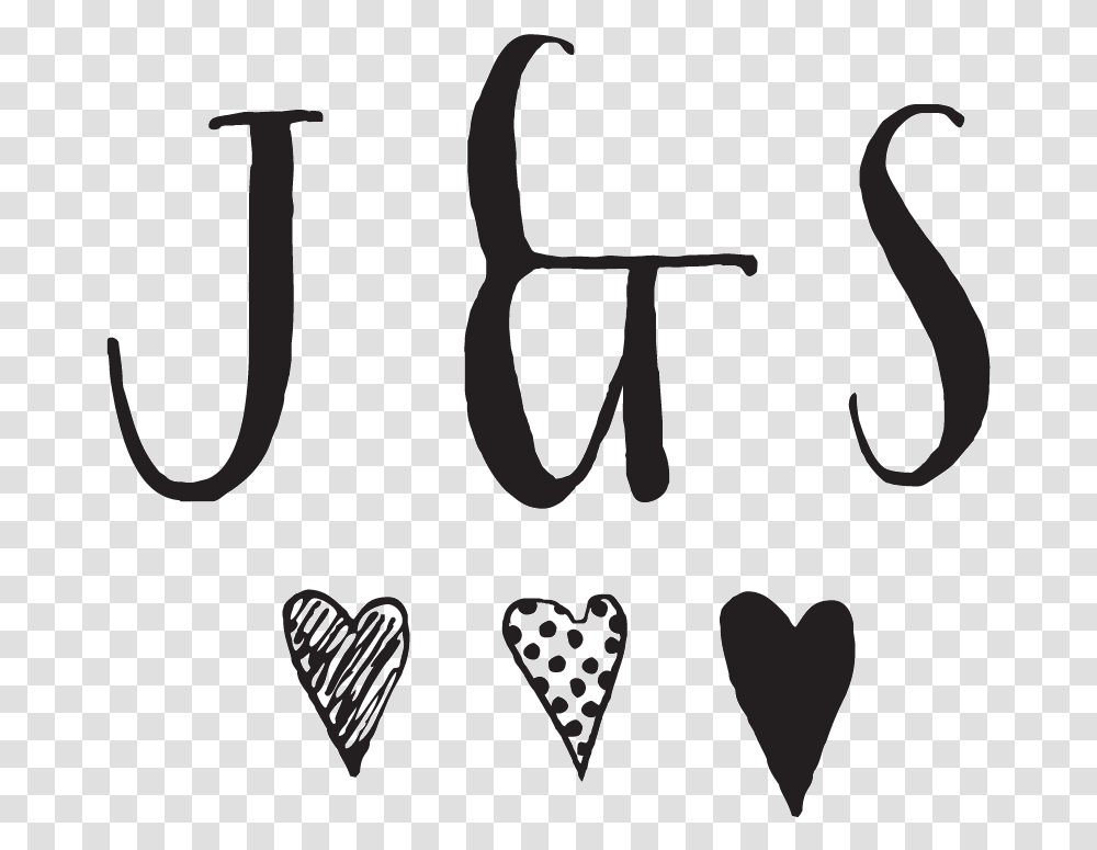Heart Stamp Calligraphy Border Clipart, Handwriting, Alphabet Transparent Png