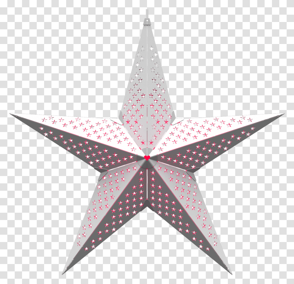 Heart Stars Beleuchteter Weihnachtsstern Fr Auen Und Decorative, Cross, Symbol, Star Symbol, Ceiling Fan Transparent Png