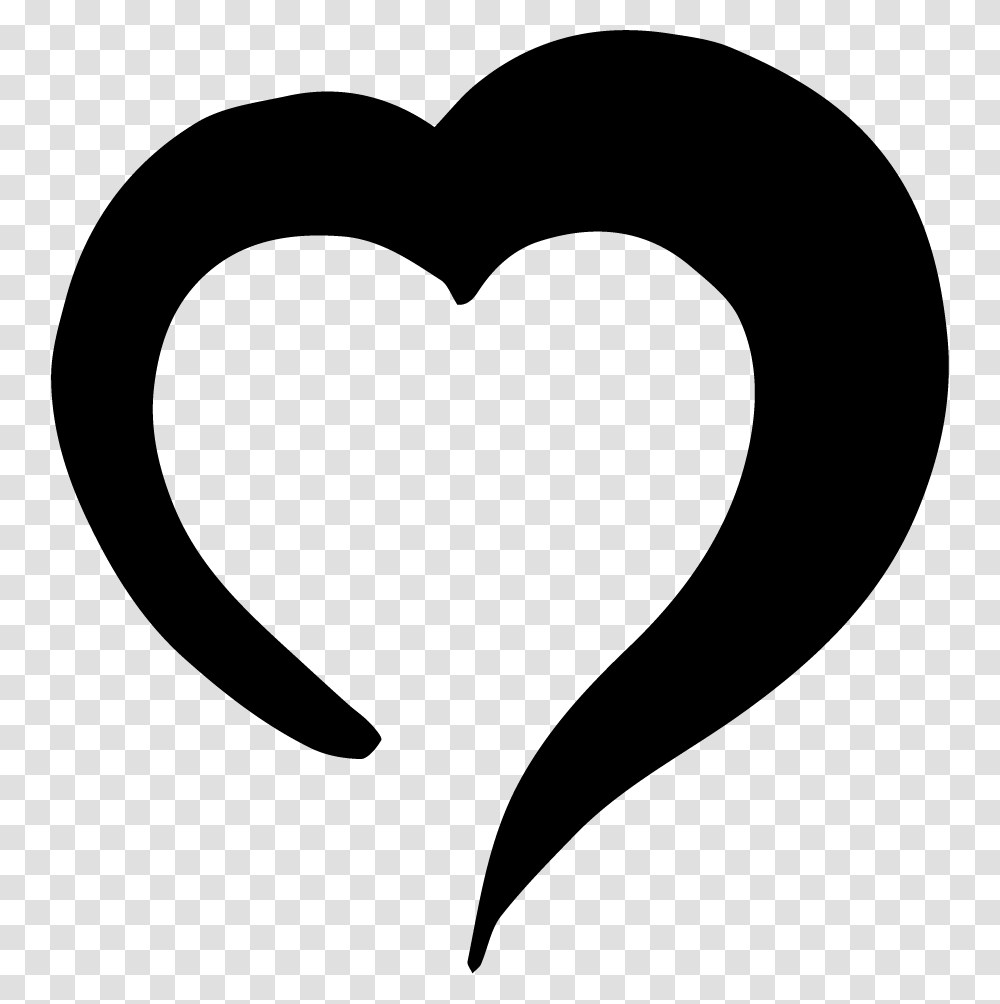 Heart, Stencil, Mustache, Cushion, Pillow Transparent Png