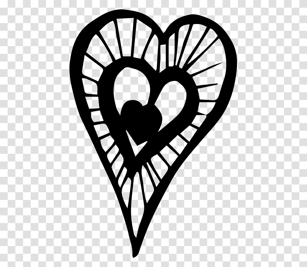 Heart, Stencil, Snake, Reptile, Animal Transparent Png
