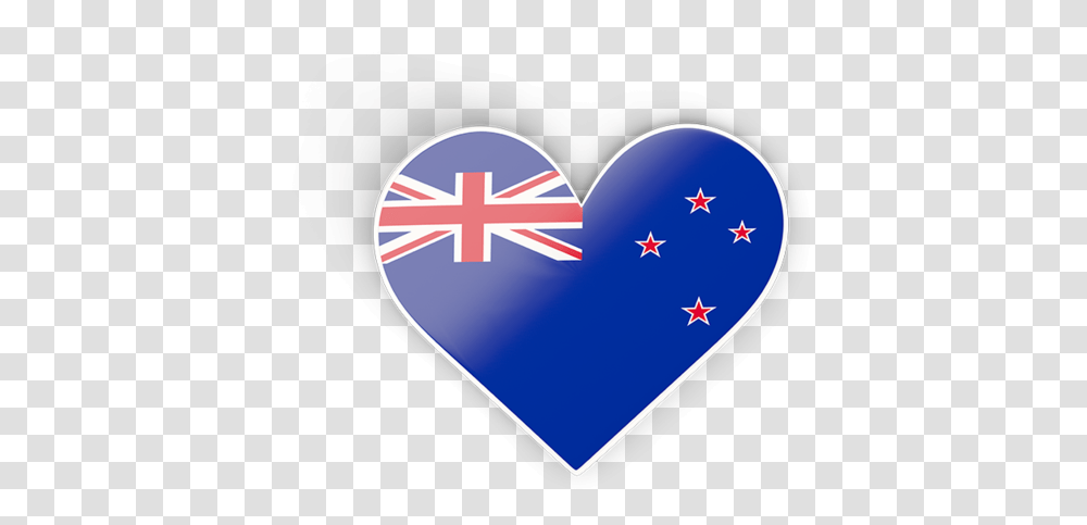 Heart Sticker Illustration Of Flag New Zealand New Zealand Flag Svg Transparent Png