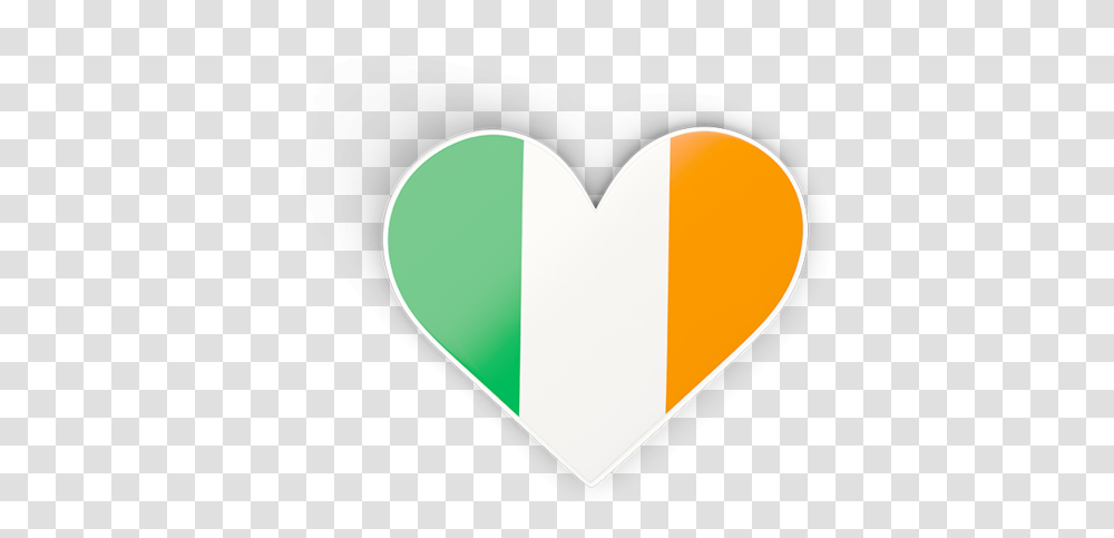 Heart Sticker Irish Heart Flag, Label, Text Transparent Png