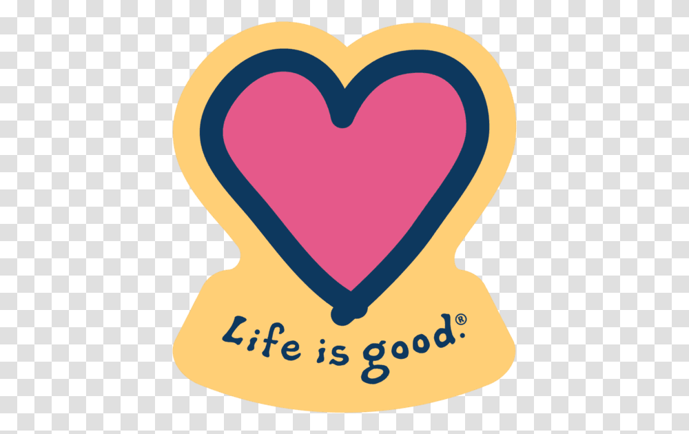 Heart Sticker Life Is Good, Word, Rug, Label Transparent Png