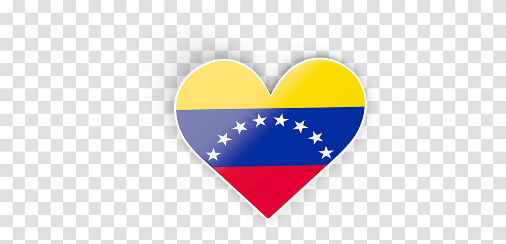 Heart Sticker Venezuela Flag Heart, Plectrum, Triangle Transparent Png
