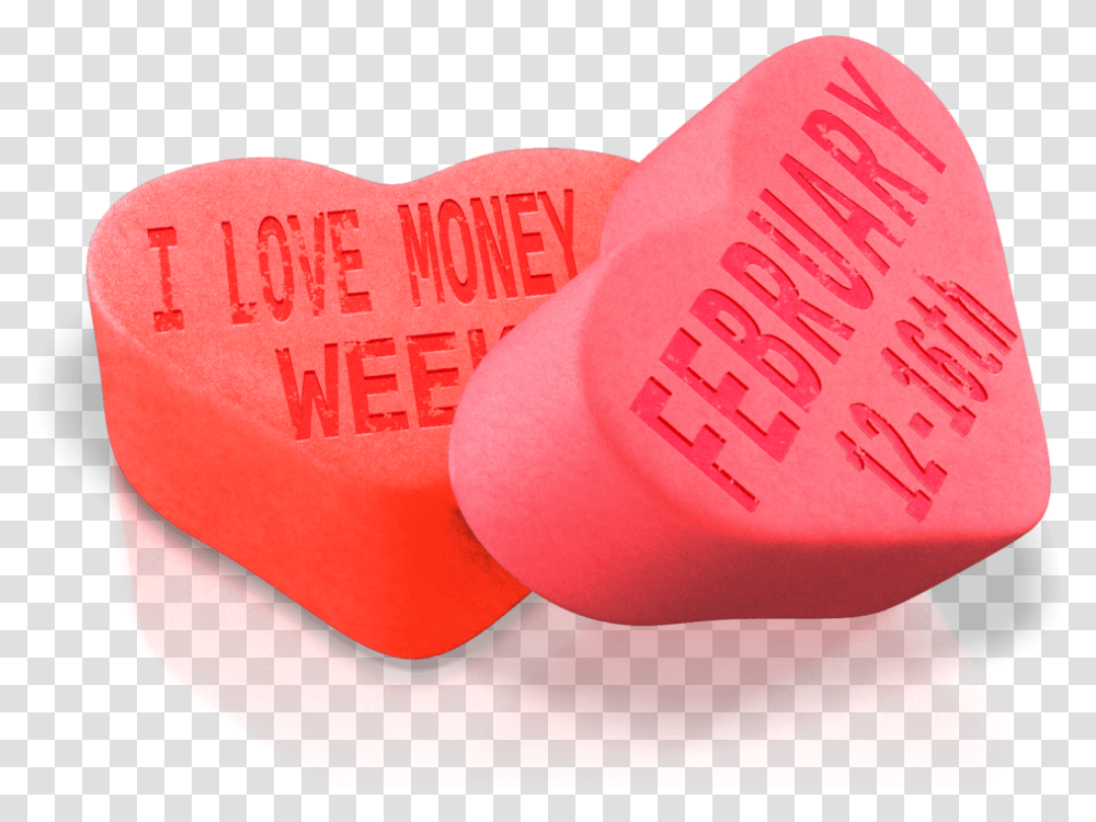 Heart, Sweets, Food, Confectionery, Rubber Eraser Transparent Png