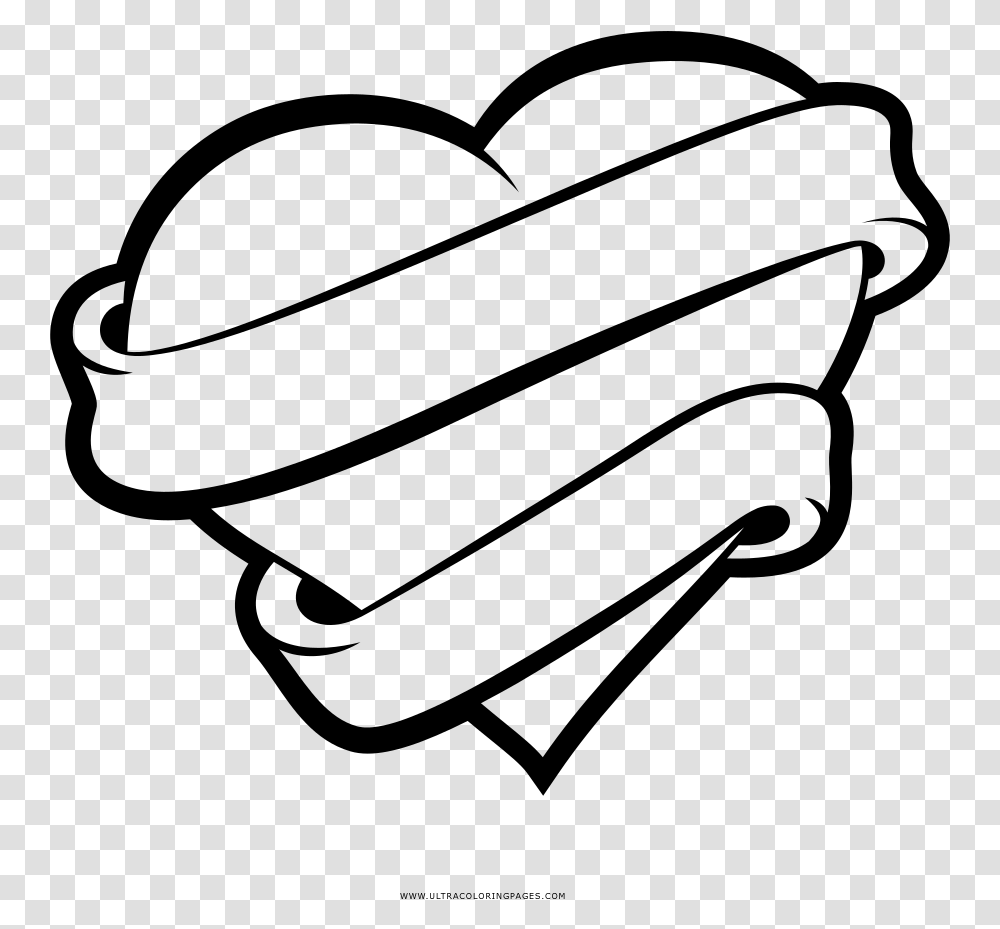 Heart Tattoo Coloring, Gray, World Of Warcraft Transparent Png