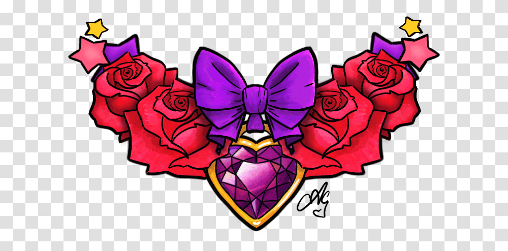 Heart Tattoo Designs Chest Color Tattoo, Floral Design, Pattern, Purple Transparent Png