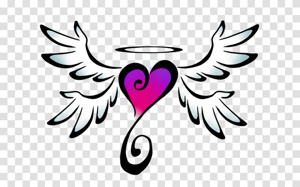 Heart Tattoos Clipart Boys, Eagle, Bird, Animal, Cupid Transparent Png