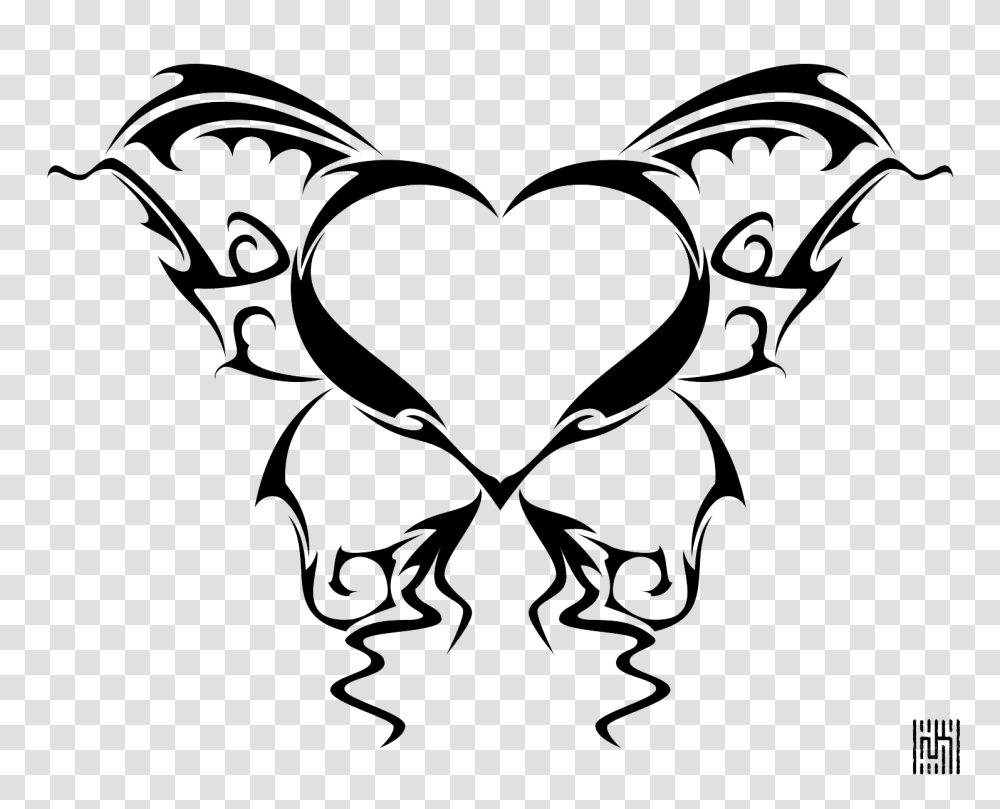 Heart Tattoos Images, Stencil, Painting Transparent Png