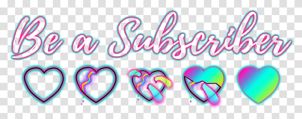 Heart, Light, Neon, Label Transparent Png