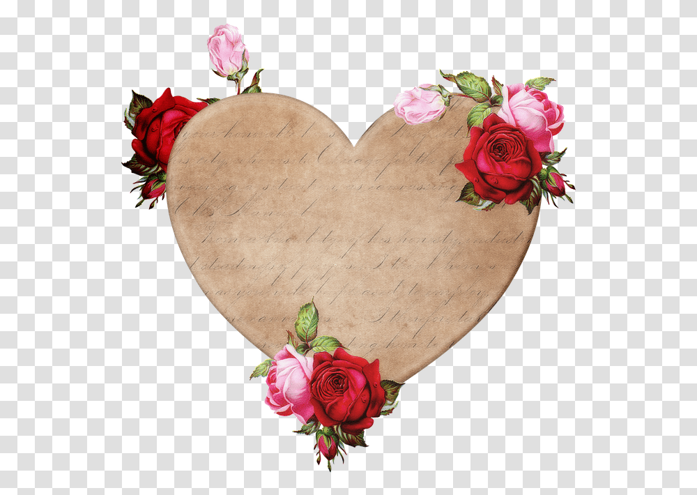 Heart Texture Red Roses Romantic Love, Flower, Plant, Blossom, Flower Arrangement Transparent Png