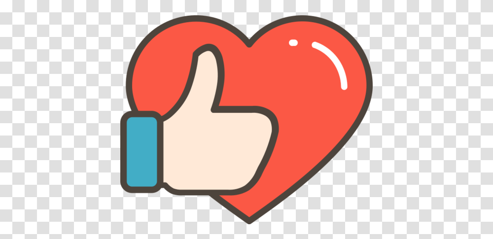 Heart Thumbs Up Favourite Free Icon Heart With Thumbs Up, Label Transparent Png