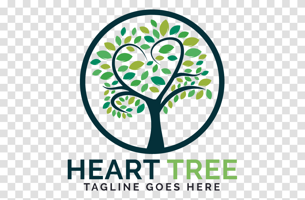 Heart Tree Logo Design Tree Logo, Poster, Advertisement, Floral Design Transparent Png