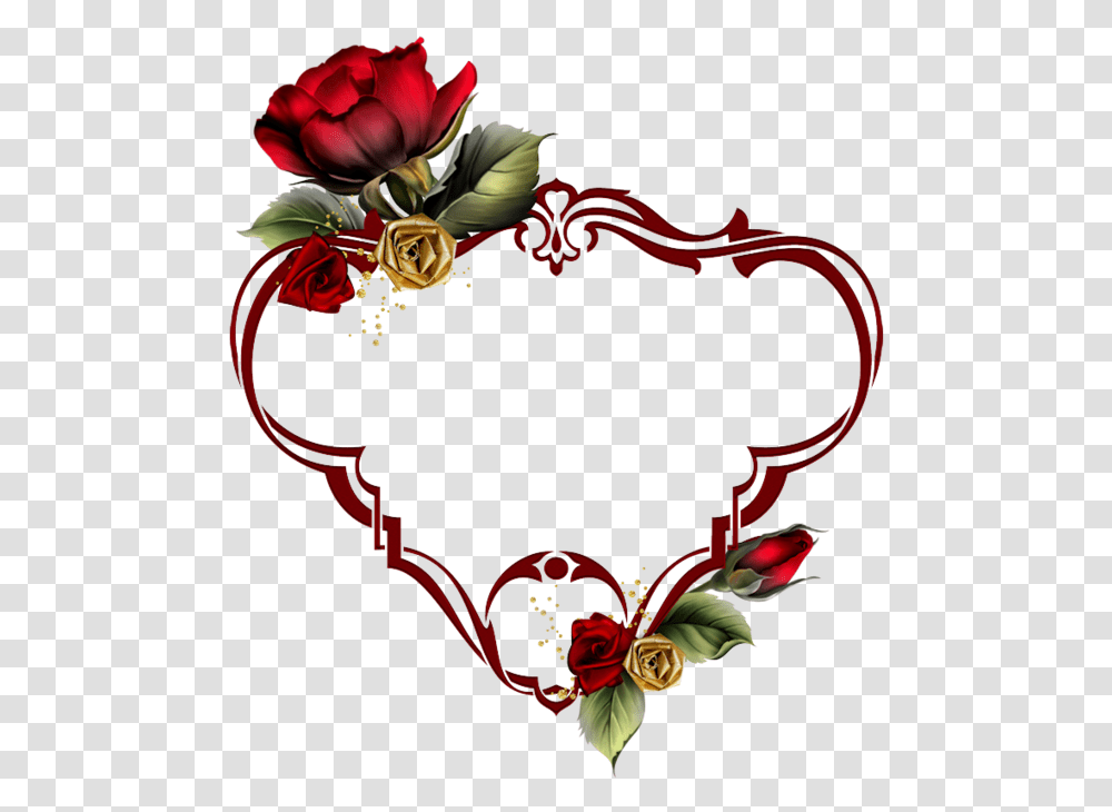 Heart Tube Clip Art Templates Frame Art Welcome Flowers Image Free Download, Graphics, Floral Design, Pattern, Rose Transparent Png