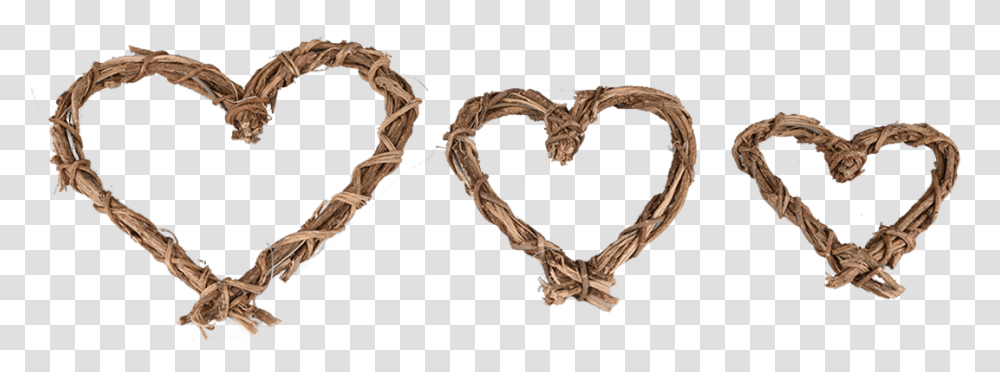 Heart Twig Wreath Heart, Wood, Cuff, Bronze, Animal Transparent Png