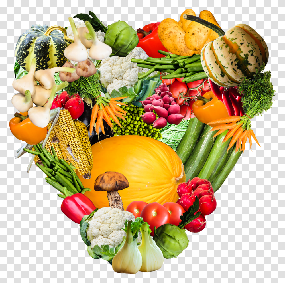 Heart Vegetables Free Images Toppng October 12 National Farmers Day, Plant, Flower Bouquet, Flower Arrangement, Food Transparent Png