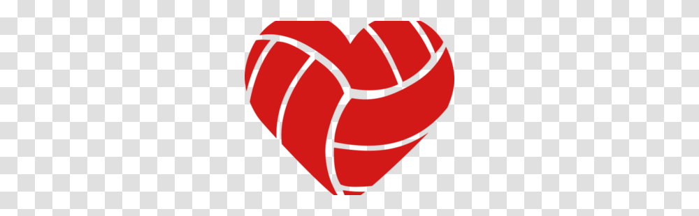 Heart Volleyball Clipart, Sport, Sports, Team Sport, Football Transparent Png