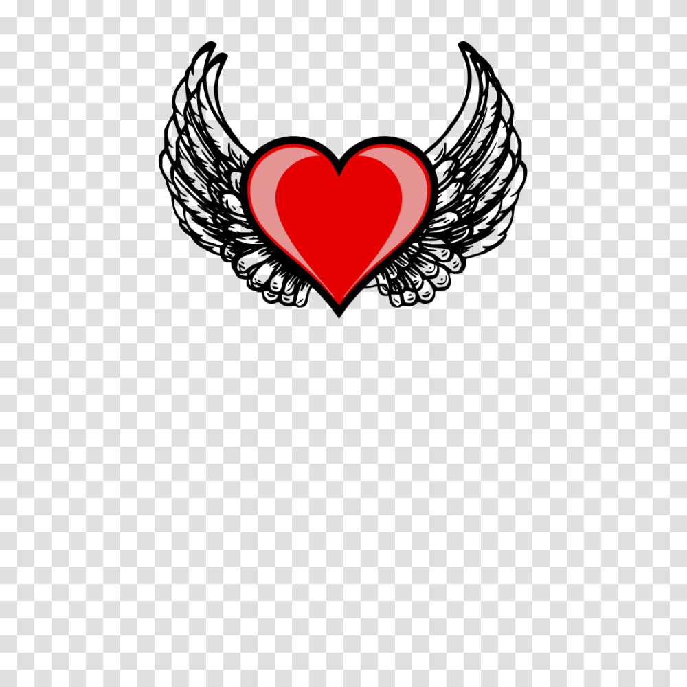 Heart Wing Logo Clip Art Vector Clip Art Heart With Wings Transparent Png