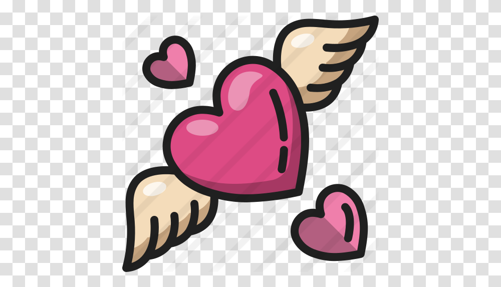 Heart Wings Free Valentines Day Icons Corazon Con Alas, Sweets, Food, Confectionery, Dynamite Transparent Png