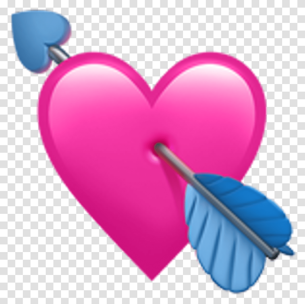 Heart With Arrow Emoji, Balloon, Cushion, Sweets, Food Transparent Png
