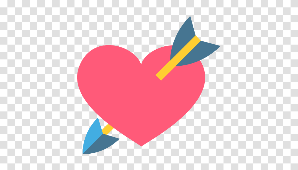 Heart With Arrow Emoji Icon Vector Symbol Free Download Vector, Balloon, Weapon, Weaponry Transparent Png
