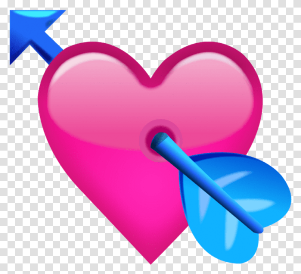 Heart With Arrow Emoji, Pillow, Cushion, Balloon, Food Transparent Png
