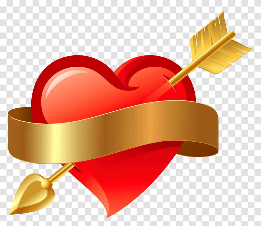 Heart With Arrow Heart And Arrow, Food, Text, Label, Graduation Transparent Png