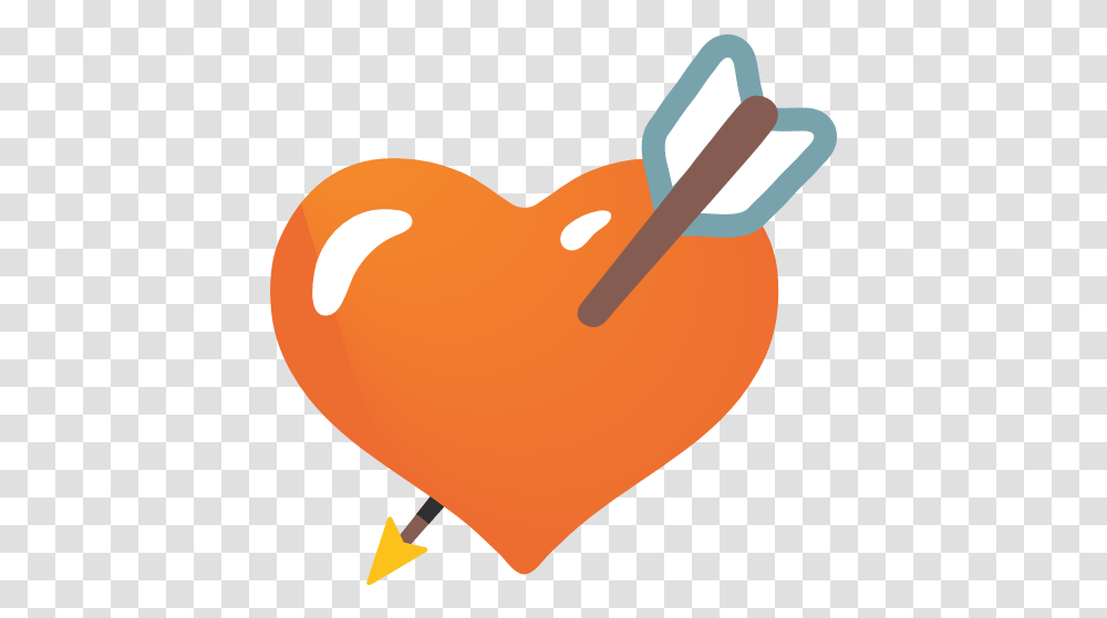 Heart With Arrow Id 7975 Emojicouk Emoji, Food, Sweets, Confectionery, Bread Transparent Png