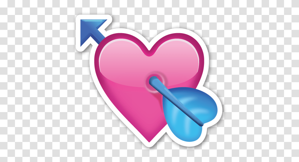 Heart With Arrow Symbols Stickers Templates, Weapon, Weaponry, Label Transparent Png