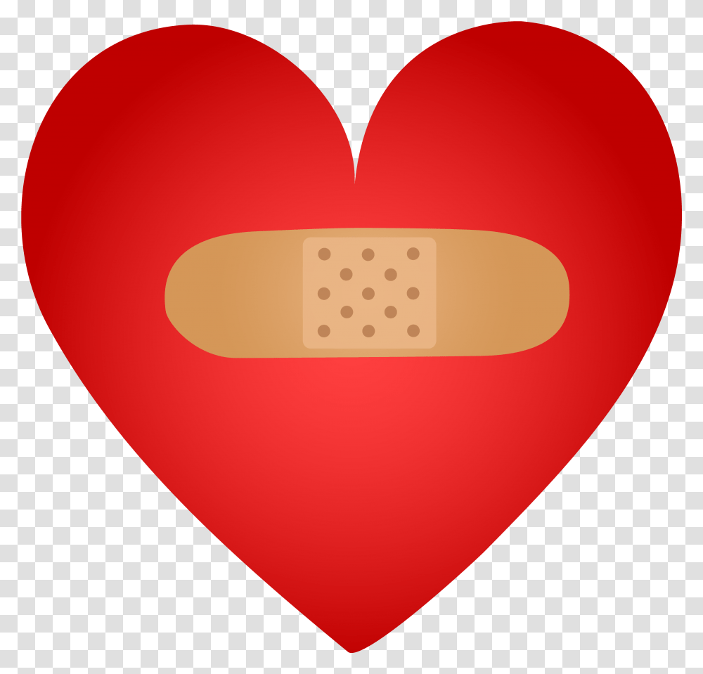 Heart With Band Aid Free Clip Art Band Aid On Heart, Balloon, First Aid, Bandage Transparent Png