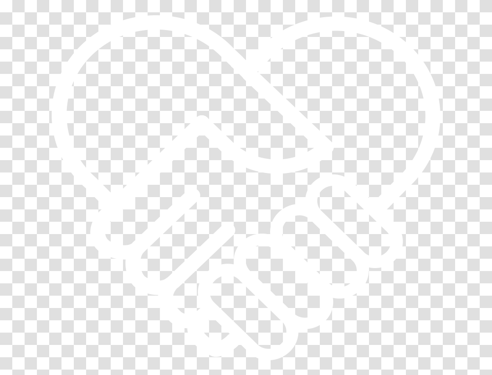 Heart With Hands Icon White Hands Icon White, Handshake, Hammer, Tool Transparent Png