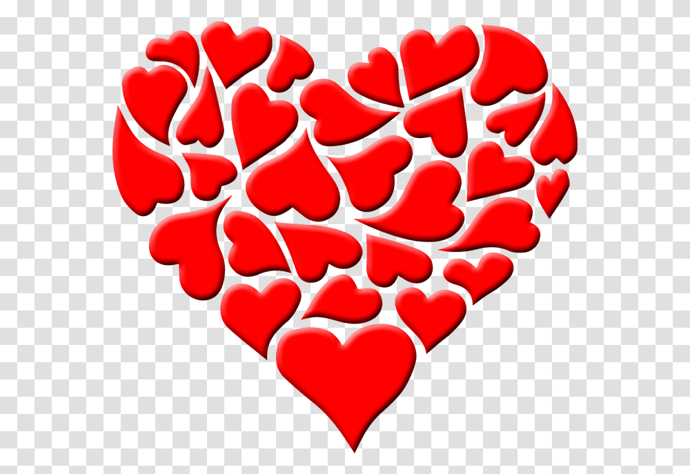 Heart With Hearts Valentines Day Clipart Heart, Dynamite, Bomb, Weapon, Weaponry Transparent Png