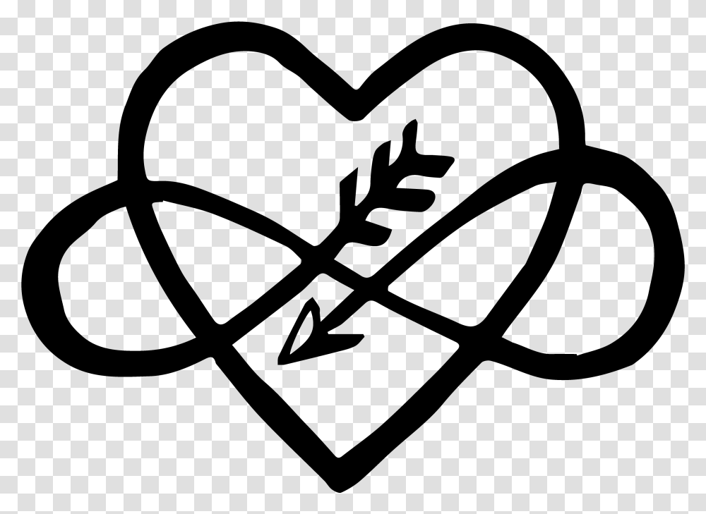 Heart With Infinity Symbol, Gray, World Of Warcraft Transparent Png