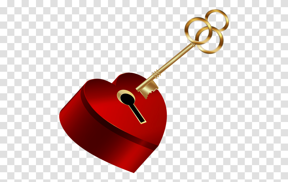 Heart With Key Clipart Transparent Png