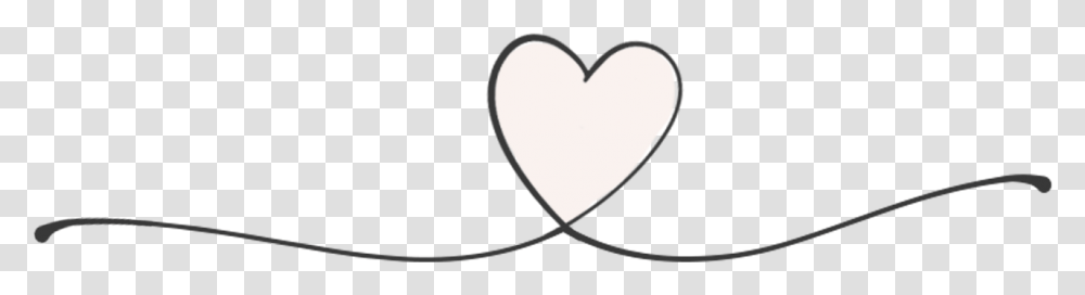 Heart With Line, Plectrum, Pillow, Cushion Transparent Png