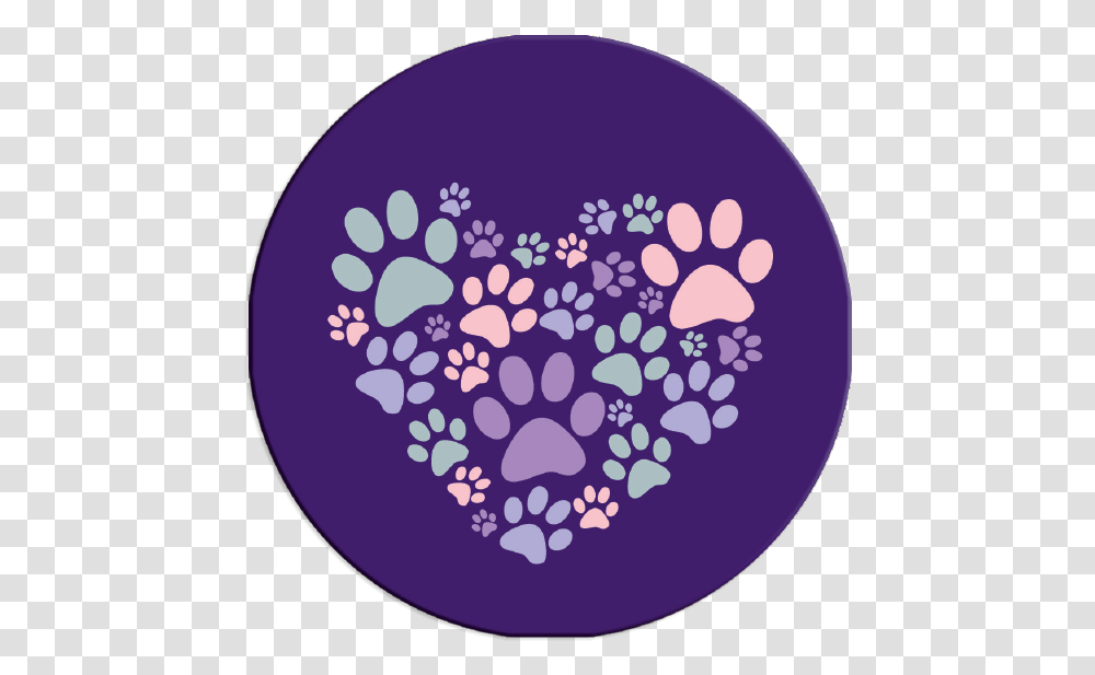 Heart With PawsClass Circle, Moon, Outdoors, Nature, Purple Transparent Png
