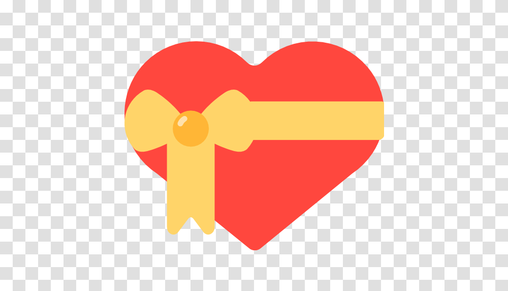 Heart With Ribbon Emoji For Facebook Email Sms Id Transparent Png