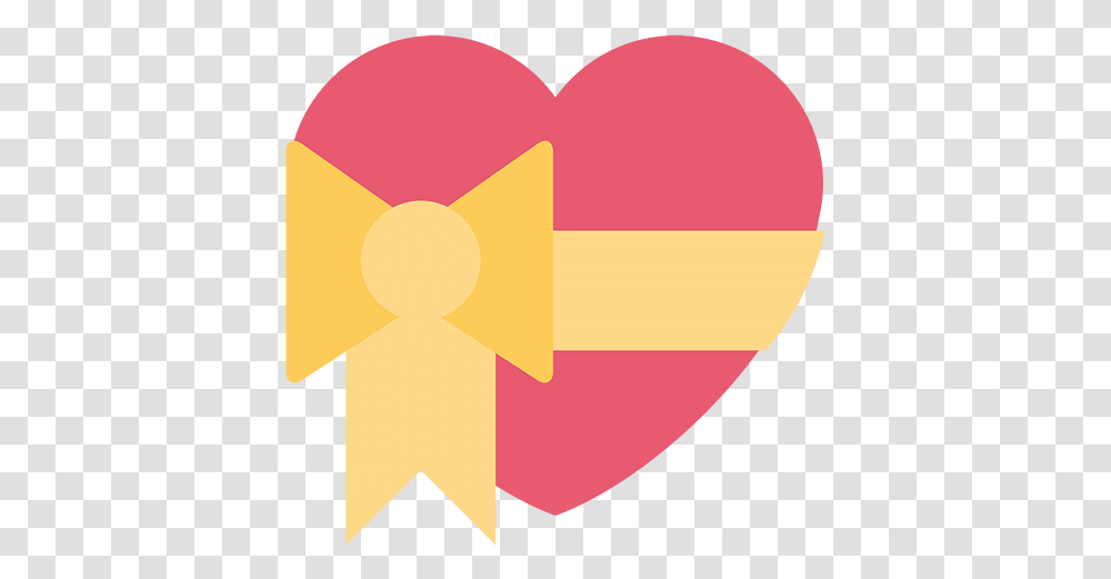 Heart With Ribbon Emoji For Facebook Email & Sms Id Ribbon Heart Emoji Twitter, Symbol, Balloon, Star Symbol Transparent Png