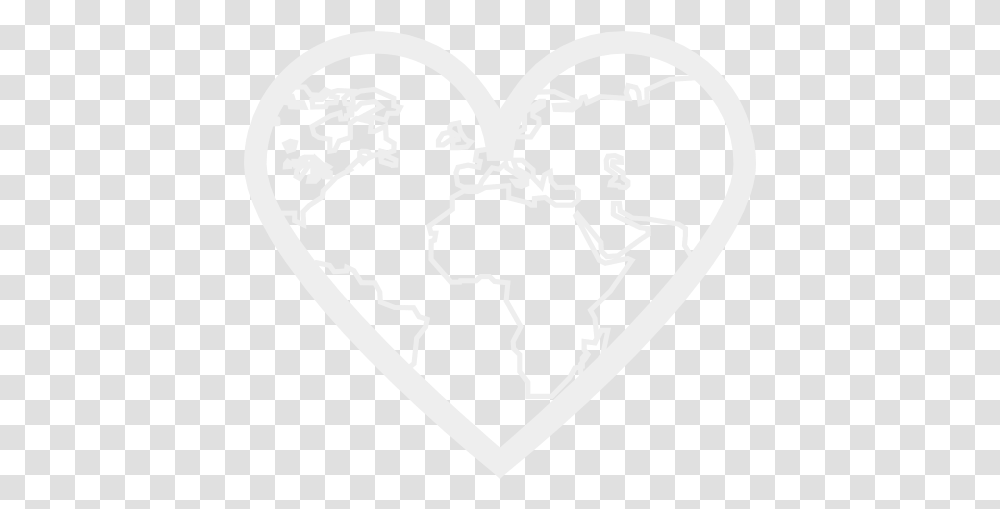 Heart Withthinearthcontinentsoutlinesinside Welek Sharing, Stencil, Symbol, Poster, Advertisement Transparent Png