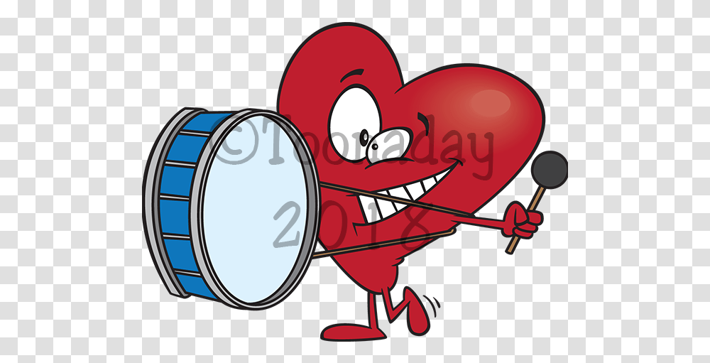Heartbeat Cartoon Of Heart Beating, Drum, Percussion, Musical Instrument, Clock Tower Transparent Png