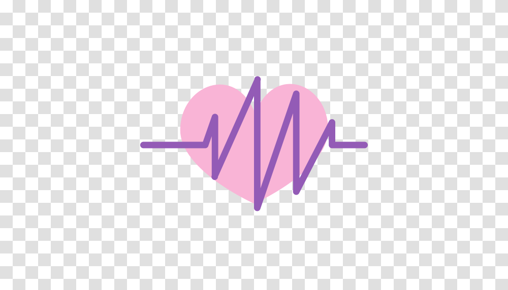 Heartbeat Fill Linear Icon With And Vector Format For Free, Purple, Light Transparent Png
