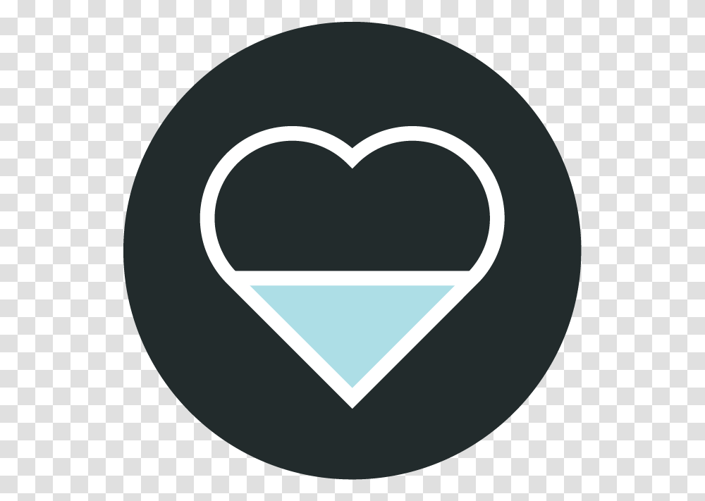 Heartbeat Heart Icon Red Circle, White, Texture, Label, Triangle Transparent Png