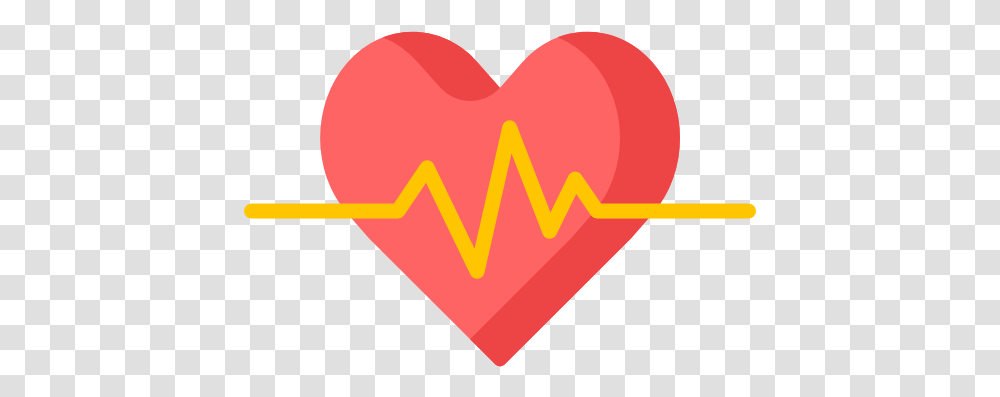 Heartbeat Heart, Text Transparent Png