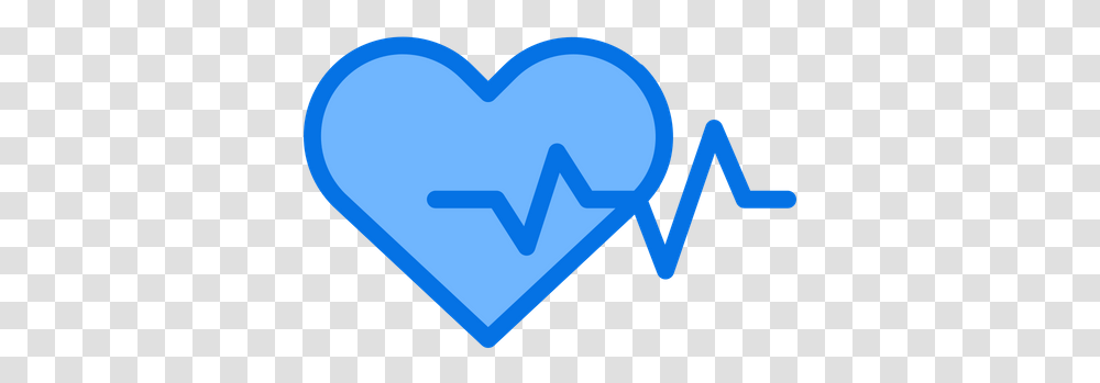 Heartbeat Icon Of Colored Outline Style Available In Svg Heart Beat Icon Blue, Text, Cushion, Pillow Transparent Png
