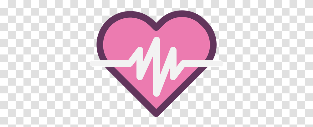 Heartbeat Icon Of Colored Outline Style Heart Hospital Icon Vector, Food Transparent Png