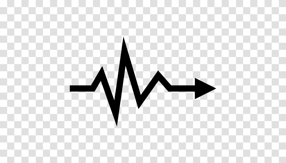 Heartbeat Lifeline Arrow Symbol, Cross, Logo, Trademark, Triangle Transparent Png