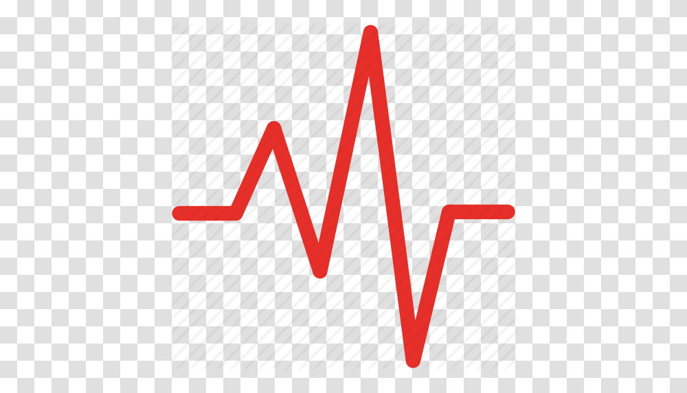 Heartbeat Lifeline Pulse Pulse Wave Icon, Alphabet, Bow, Word Transparent Png