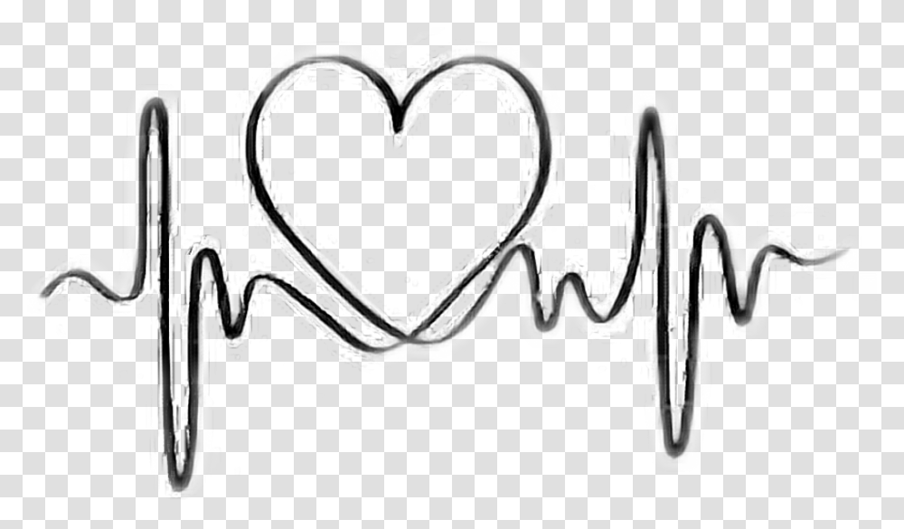 Heartbeat Overlay Clipart Download Heartbeat Sticker Transparent Png