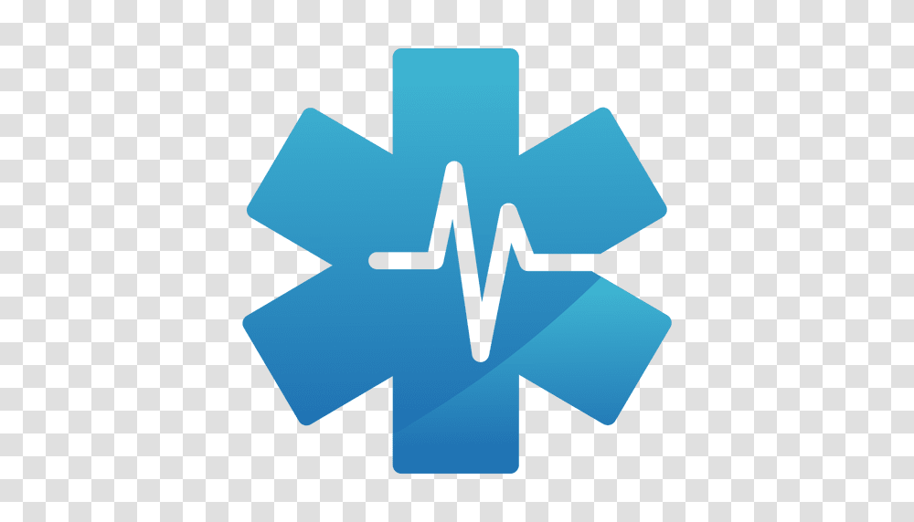 Heartbeat Star Medical Logo, Cross, Trademark, Recycling Symbol Transparent Png