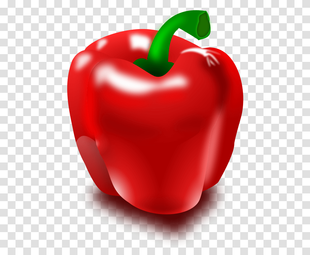 Heartbell Pepperapple Red Pepper Clipart, Plant, Vegetable, Food, Balloon Transparent Png